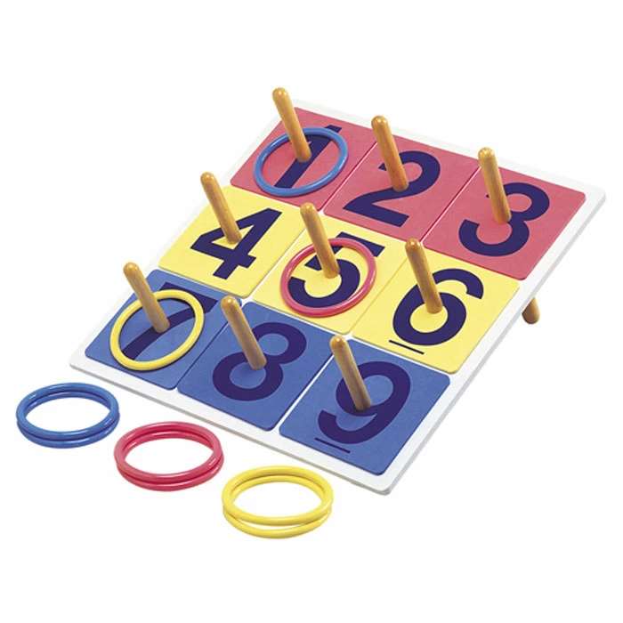 【沖縄・離島配送不可】抽選輪投げゲーム ビンゴゲーム ナンバープレート ポール 投げ輪 セット イベント パーティー レクリエーション ジグ 7857