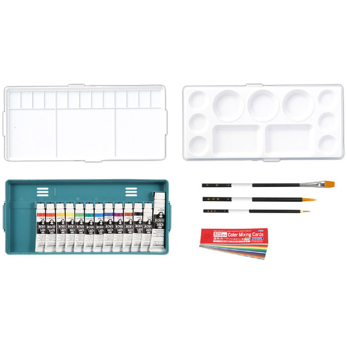 ターナー色彩 AG プライム シンプルセットA えのぐ 絵の具 絵具 図工 美術 アート 塗料 画材 アーテック 107391