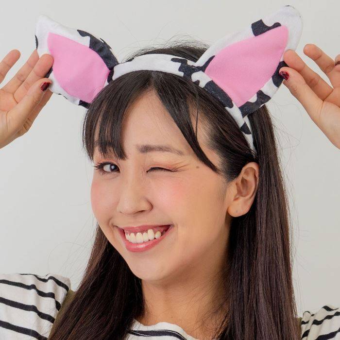 animalカチューシャ ダルメシアン犬 いぬ 動物 ヘアバンド ヘアアクセ コスプレ 仮装 変装 グッズ 小道具 小物 ルカン 2158