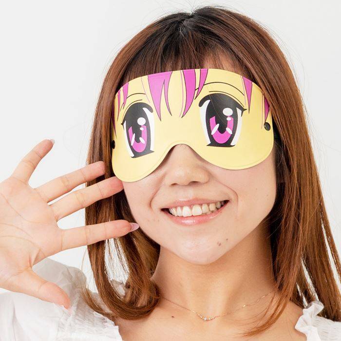 【即日出荷】アイマスク 萌え～ おもしろ ジョーク 宴会 パーティー イベント コスプレ 仮装 変装 グッズ 小道具 ルカン 6261(3)