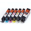 【代引不可】CANON キヤノン用 エコカートリッジ 交換用インクタンク 互換インクカートリッジ 6色セット カラークリエーション CC-C370371XL6S...