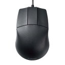 【代引不可】3DCAD用 マウス 有線 ケーブル 長1.5m BlueLED ホイールレス 3ボタンマウス 左右対称 ブラック エレコム M-CAD01UBBK