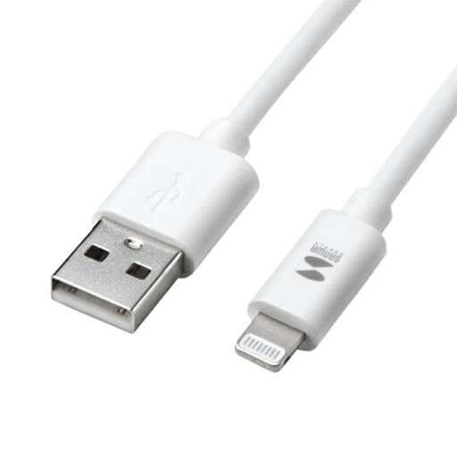 【代引不可】ライトニングケーブル 2m USBケーブル データ通信 充電 iPhone iPod iPad MFi認証 ホワイト サンワサプライ KB-IPLT20K2W 【代引不可】ライトニングケーブル 2m USBケーブル データ通信 充電 iPhone iPod iPad MFi認証 ホワイト サンワサプライ KB-IPLT20K2W