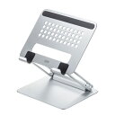【代引不可】タブレット用アルミスタンド 角度 高さ調整タイプ iPad タブレット モニタスタンド デスクトップスタンド サンワサプライ PDA-STN49S(2)