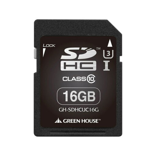 SDHCカード 16GB SDHCメモリーカード UHS-I対応 U3 クラス10 INDEXシール/ハードケース/プロテクトスイッチ付 グリーンハウス GH-SDHCUC16G SDHCカード 16GB SDHCメモリーカード UHS-I対応 U3 クラス10 INDEXシール/ハードケース/プロテクトスイッチ付 グリーンハウス GH-SDHCUC16G