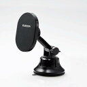 【代引不可】マグネット車載ホルダー ゲル吸盤取付タイプ iPhone MagSafe対応 ブラック エレコム P-CARS14BK