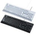 【代引不可】キーボード 日本語配列109キーボード PS/2キーボード 高耐久設計 レーザー刻印採用 有線キーボード サンワサプライ SKB-109P(2)