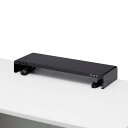 【代引不可】机上ラック 電源タップ+USBポート付 W600×D200 机上有効活用 モニタ台 ディスプレイ台 コンパクト 便利 ブラック サンワサプライ MR...