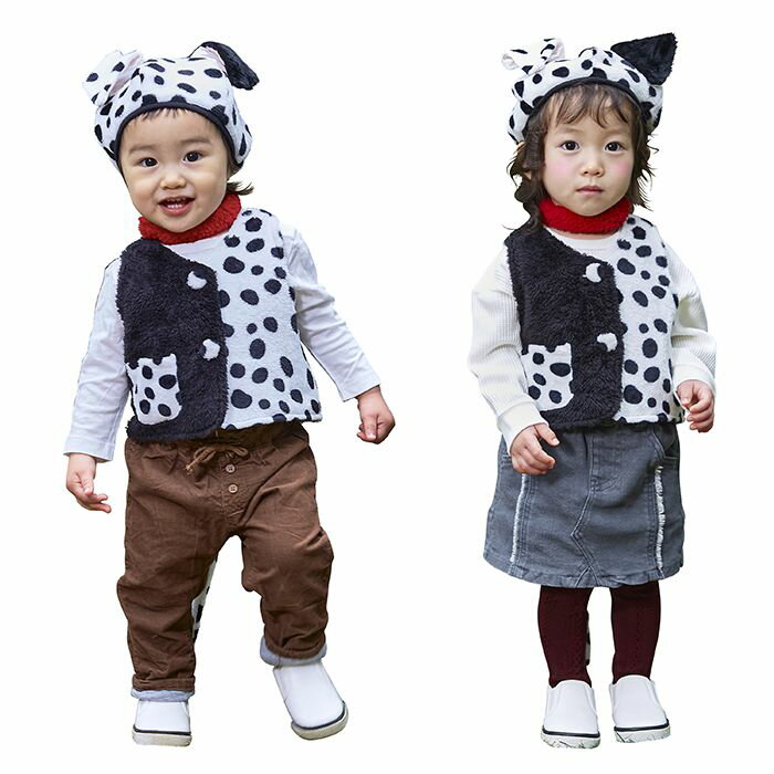 【即日出荷】HW ハニーテイル ダルメシアンベビー コスチューム 80サイズ 1〜2歳 ベビーサイズ ダルメシアン ハロウィン コスプレ 衣装 仮装 変装 クリ...