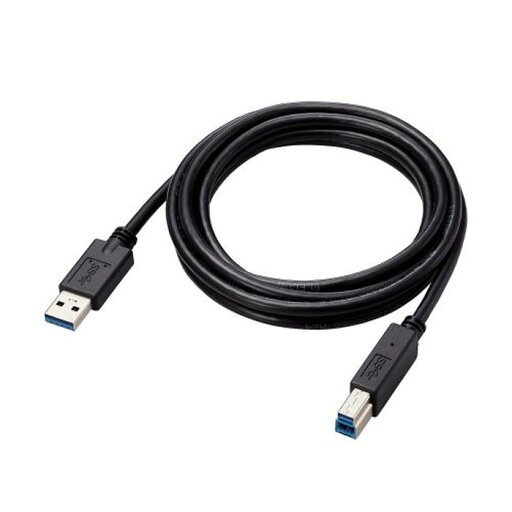 【代引不可】USBケーブル 2m USB3.0 A-Bケーブル USB3.0ケーブル 5Gbps 3重シールドケーブル ブラック エレコム USB3-AB20BK/ID 【代引不可】USBケーブル 2m USB3.0 A-Bケーブル USB3.0ケーブル 5Gbps 3重シールドケーブル ブラック エレコム USB3-AB20BK/ID