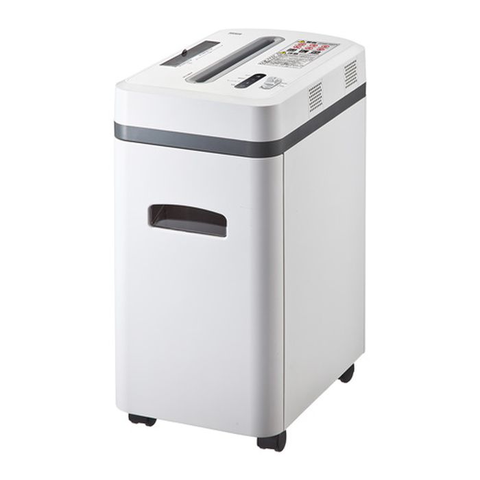 【沖縄・離島配送不可】【代引不可】用紙、DVD、CD、クレジットカードが細断可能なマイクロカットペーパー&CDシュレッダー サンワサプライ PSD-AA6212