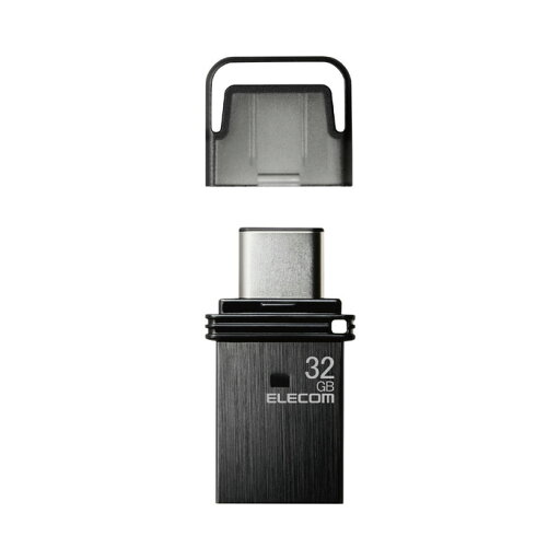 【代引不可】USBメモリ 32GB USB3.2/3.1/3.0/2.0 2in1【Type-C/USB A】 ブラック エレコム MF-CAU32032GBK 【代引不可】USBメモリ 32GB USB3.2/3.1/3.0/2.0 2in1【Type-C/USB A】 ブラック エレコム MF-CAU32032GBK