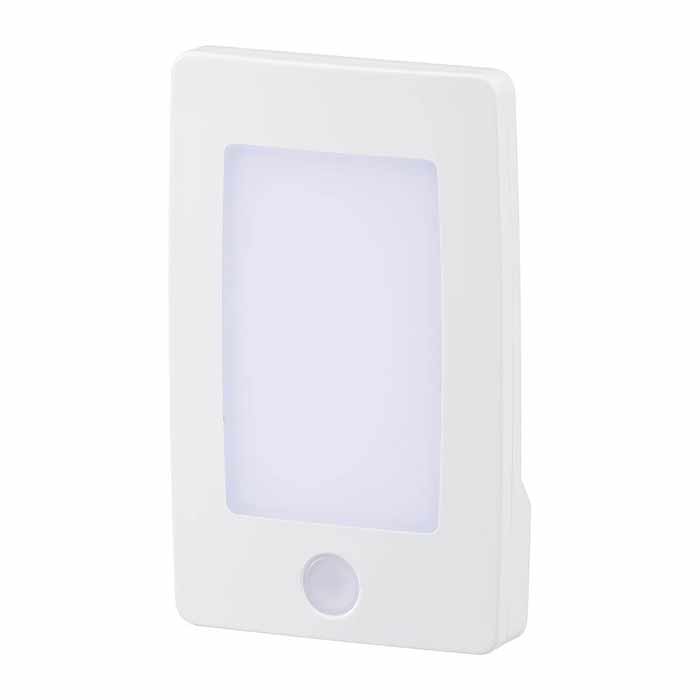 LEDナイトライト 明暗センサー 薄型 昼白色 50 lm 0.65W 廊下 寝室 照明 納戸 クローゼット 配線 工事不要 OHM NIT-ALA6ML2-WN