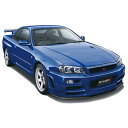 1/24 ID64 スカイライン GT−R (BNR34 型) ニスモパーツ付き 模型 プラモデル ミニカー フジミ模型 ID64