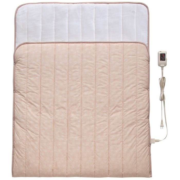 【沖縄・離島配送不可】あったか足入れ布団 ロング 暖房器具 ホットマット 約100×230cm 80W ベージュ sugibo SB-AML906(B)