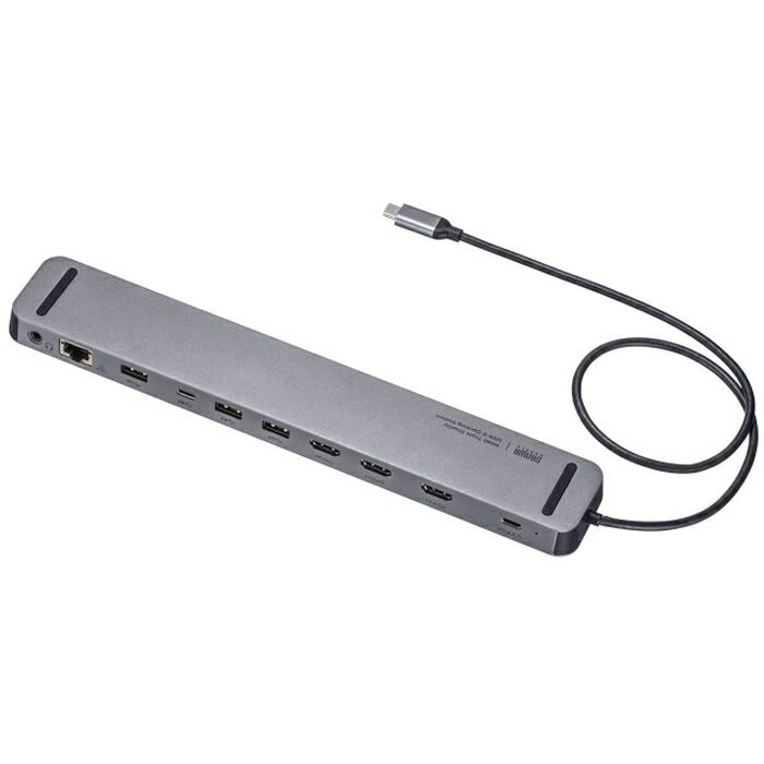 【沖縄・離島配送不可】【代引不可】USB Type-C ドッキングステーション HDMI×3画面出力対応 モニター ディスプレイ 周辺機器 サンワサプライ USB-CVDK13