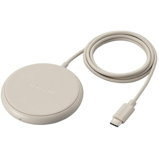 【代引不可】ワイヤレス充電器 Qi認証 5W 卓上 滑り止めパッド ケーブル一体 おくだけ充電 【 iPhone Android Galaxy Xperia スマホ Airpods 等各種対応 】 ベージュ エレコム W-QA25BE 【代引不可】ワイヤレス充電器 Qi認証 5W 卓上 滑り止めパッド ケーブル一体 おくだけ充電 【 iPhone Android Galaxy Xperia スマホ Airpods 等各種対応 】 ベージュ エレコム W-QA25BE
