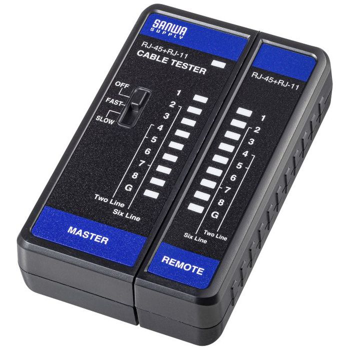 【代引不可】LANケーブルテスター サンワサプライ LAN-TST7