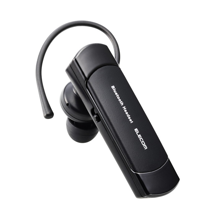 【代引不可】ELECOM ヘッドセット Bluetooth 5.2 片耳 ワイヤレス イヤホン マイク付き ハンズフリー 耳掛け 左右耳兼用 【 iPhone Android スマホ PC 各種対応 】 ブラック エレコム LBT-HS21MPBK