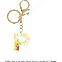 アルファベット チャーム Disney ディズニー キャラクター くまのプーさん スマホ アクセサリー キーリング ストラップ PGA PG-DCM11POO(2)