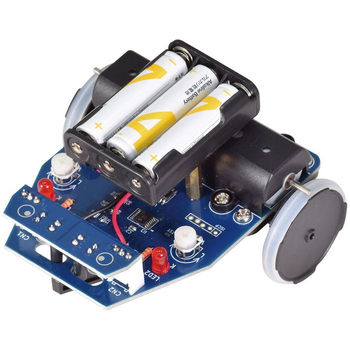 はんだ付け工作 光センサー搭載 はんだ付けキット ライントレーサー 電子工作 知育玩具 教材 図工 学習 EKジャパン TK-742