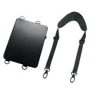 【代引不可】iPad Pro 13インチ M4/2024 用スタンド ベルト付きケース サンワサプライ PDA-IPAD2012BK