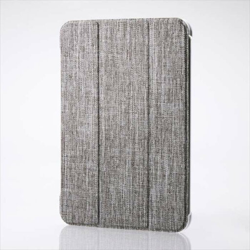 【代引不可】8.3インチiPad mini(A17 Pro)フラップケース ファブリック 背面クリア 2アングル グレー エレコム TB-A24SWVCGY 【代引不可】8.3インチiPad mini(A17 Pro)フラップケース ファブリック 背面クリア 2アングル グレー エレコム TB-A24SWVCGY