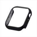 【代引不可】Apple Watch 42mm ハードバンパー メタリック ブラック エレコム AW-24BBPPMBK