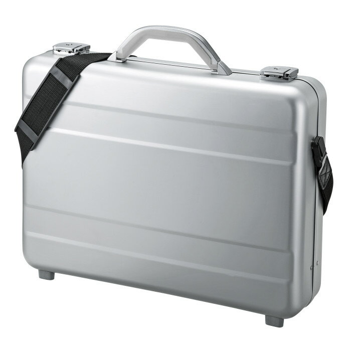 楽天補聴器専門店　快聴生活【沖縄・離島配送不可】【代引不可】PCアルミケース 15.6型ワイド対応 鍵付き サンワサプライ BAG-AL4N2