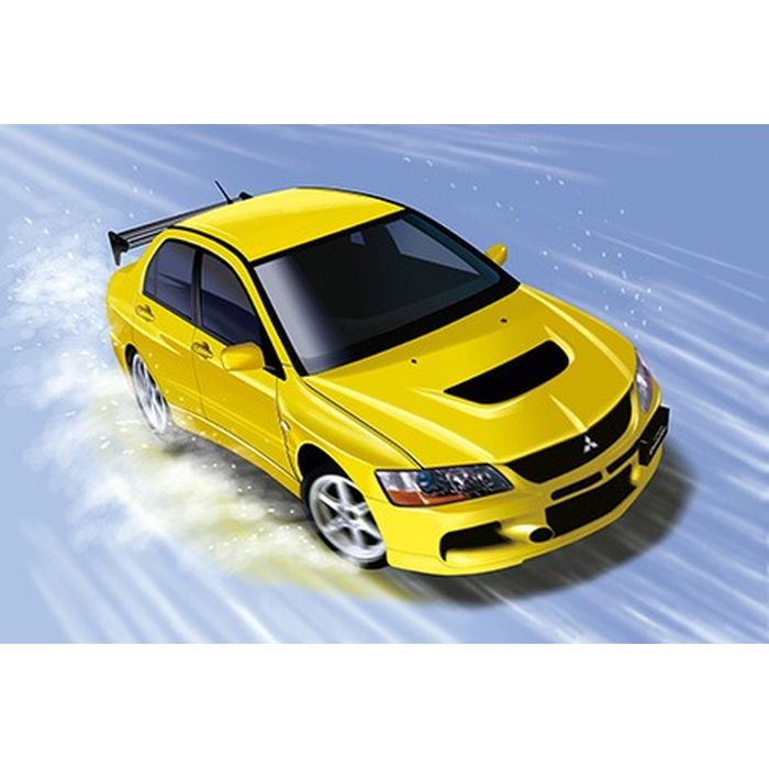 1/24 インチアップシリーズ No.329 三菱ランサーエボリューション9 GSR(GT・Wウイング付き) 車 プラモデル フジミ模型 4968728048024