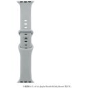 Apple Watch 42(Series 1,2,3)/44/45/46/49mm バンド 「CORVIN」 ベーシックシリコンバンド グレー LEPLUS NEXT LN-AW49B19GY