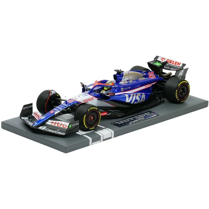 【沖縄・離島配送不可】MINICHAMPS 1/18 ビザ キャッシュ RB F1チーム VCARB 01 岩佐歩夢 日本GP 2024 F1公式セッションデビュー FP1 京商 117240440