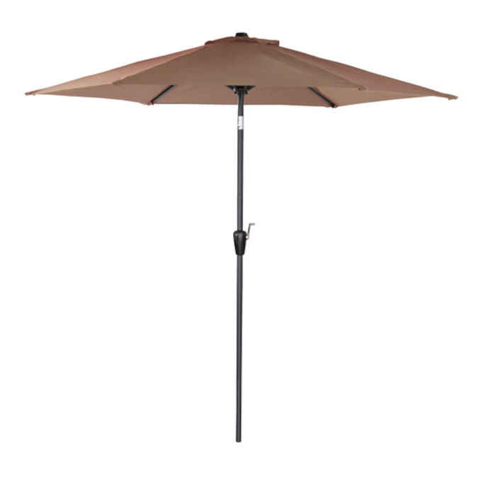 【北海道・沖縄・離島配送不可】【代引不可】パラソル ガーデンパラソル 大型パラソル 日よけ 日除け ガーデン テラス バルコニー 庭 ガーデンファニチャー 角度調節 ビーチパラソル アウトドア 屋外 カフェ 飲食店 ブラウン 東谷 RKC-527BR