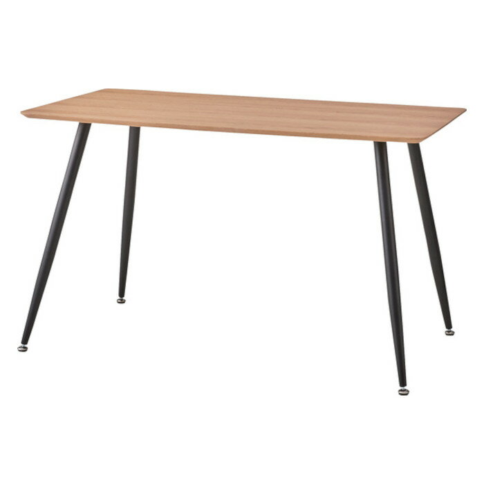 【北海道・沖縄・離島配送不可】【代引不可】ダイニングテーブル W120×D75×H72cm 4人掛け 木製 天然木 アッシュ ウレタン塗装 スチール脚 アジャスター付 インテリア 家具 食卓 組立式 東谷 PLT-512NA