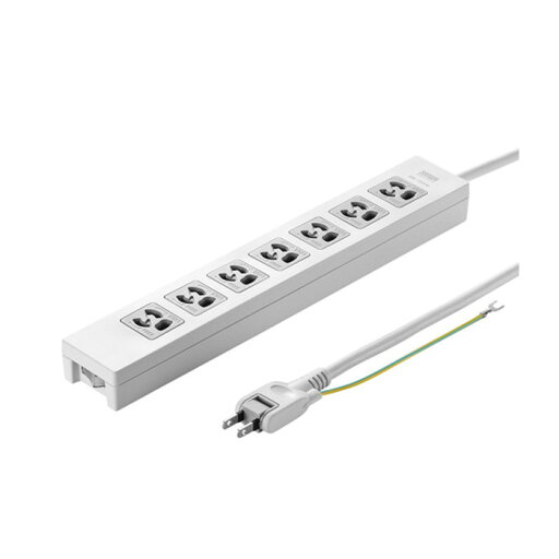 【代引不可】電源タップ 3P・7個口・5m サンワサプライ TAP-F37-5ZSR 【代引不可】電源タップ 3P・7個口・5m サンワサプライ TAP-F37-5ZSR
