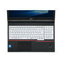 【代引不可】ノート 用 シリコンキーボードカバー(富士通LIFEBOOKAシリーズ 用 ) サンワサプライ FA-SLIFEA2W