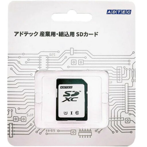 【沖縄・離島配送不可】【代引不可】SDXCカード 産業用 SDXC 64GB Class10 UHS-I U1 MLC データの保持力を強化するための専用コントローラ搭載 ADTEC EXC64GMBWHBECDZ 【沖縄・離島配送不可】【代引不可】SDXCカード 産業用 SDXC 64GB Class10 UHS-I U1 MLC データの保持力を強化するための専用コントローラ搭載 ADTEC EXC64GMBWHBECDZ