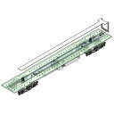 HOゲージ 18m級 中間車セット用 室内灯ユニット 2輌分セット 鉄道模型 オプション ネコ・パブリッシング 4582403685191(3)