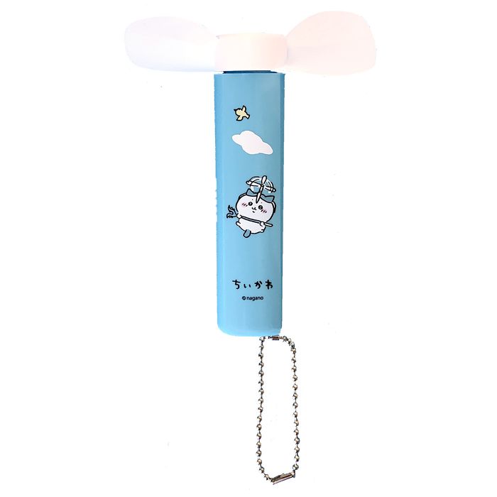 ミニ扇風機 ポータブル扇風機 ちいかわ ファンファン ミニ Fan Fan mini ブルー ミニマム FN-BCH 3