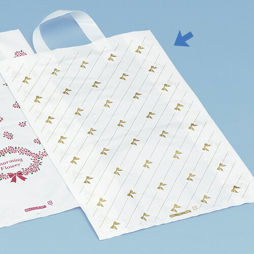 カルチャーバッグ(中)リボンストライプ サイズ : 06×435×480mm 入数 : 500