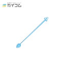 マドラースプーン#130A(ブルー)バラ サイズ : 130mm 入数 : 10000