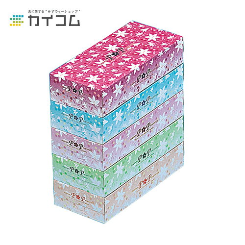 POP ティシュ 200W サイズ : 5小箱 入数 : 1
