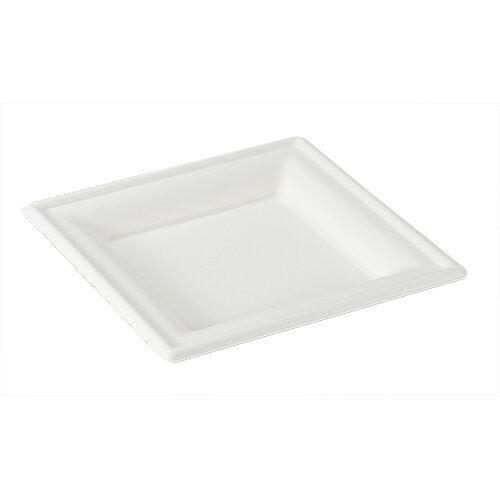 モールド角皿8インチ (白) TM-P303 サイズ : 203×203×20.5mm 入数 : 50 電子レンジ対応