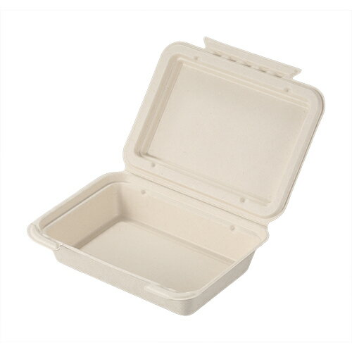 乐天商城 - モールドランチボックス9x6インチ (未晒し) TM-B102 サイズ : 343×220×50mm 入数 : 50 電子レンジ対応