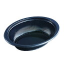 使い捨て 容器 ラーメン どんぶり エフピコ DLV楕円24-18(60)MSD 黒 サイズ : 243×181×60mm 入数 : 300 テイクアウト お持...