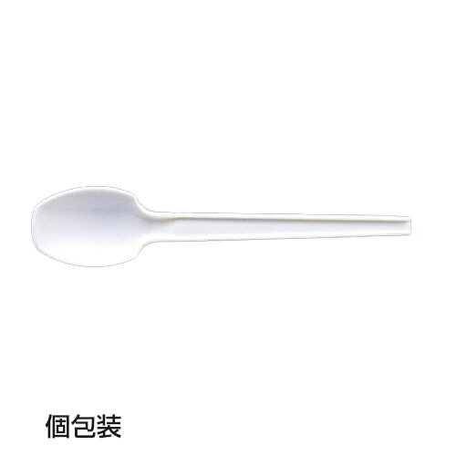 特大スプーン(白)(個包装) サイズ : 160mm 入数 : 2000