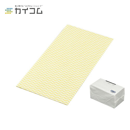 Rakuten - カウンタークロス (YELLOW) 厚手 ポリ包装Eタイプ サイズ : 300×600mm 入数 : 80