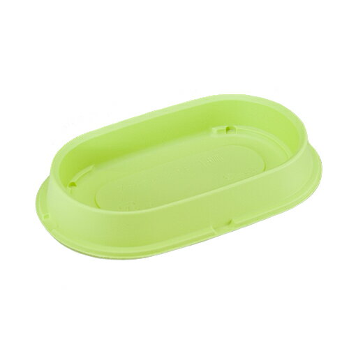 SPレンジ　PE-1−中皿　ライム サイズ : 135×85×18mm 入数 : 1200