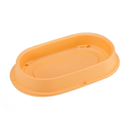 SPレンジ　PE-1−中皿　キャロット サイズ : 135×85×18mm 入数 : 1200