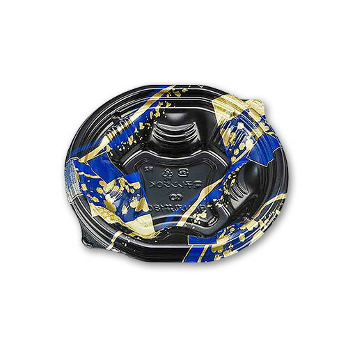 BFN丸丼180 舞絹黒青本体 サイズ : 180×174×41mm 入数 : 600